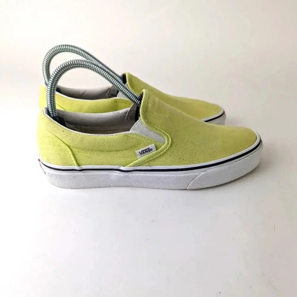 Vans Lime Green Loafers 6.5/8 - Picture 1 of 7